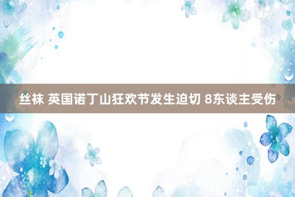 丝袜 英国诺丁山狂欢节发生迫切 8东谈主受伤